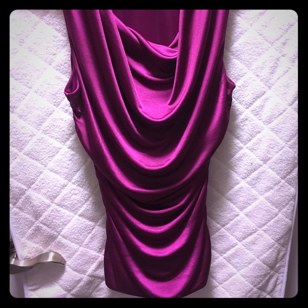 Magenta sleeveless top
